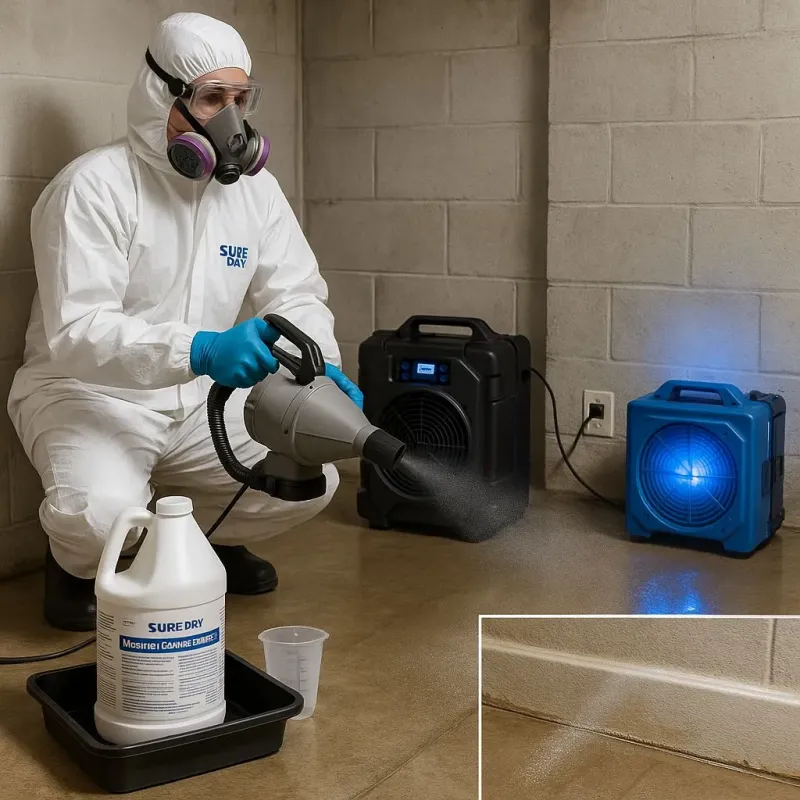 Sanitization and Odor Removal process in Kernersville, NC